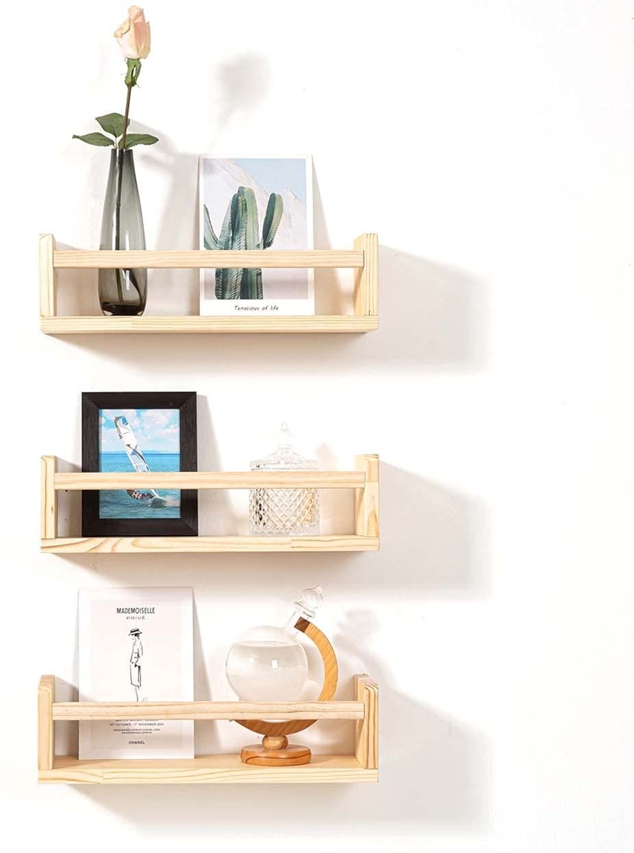 SET DE 3 REPISAS FLOTANTES MINIMALISTAS BARANDAS 70CM - 2
