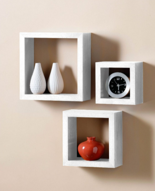 REPISA CUBO FLOTANTE MINIMALISTA - 1