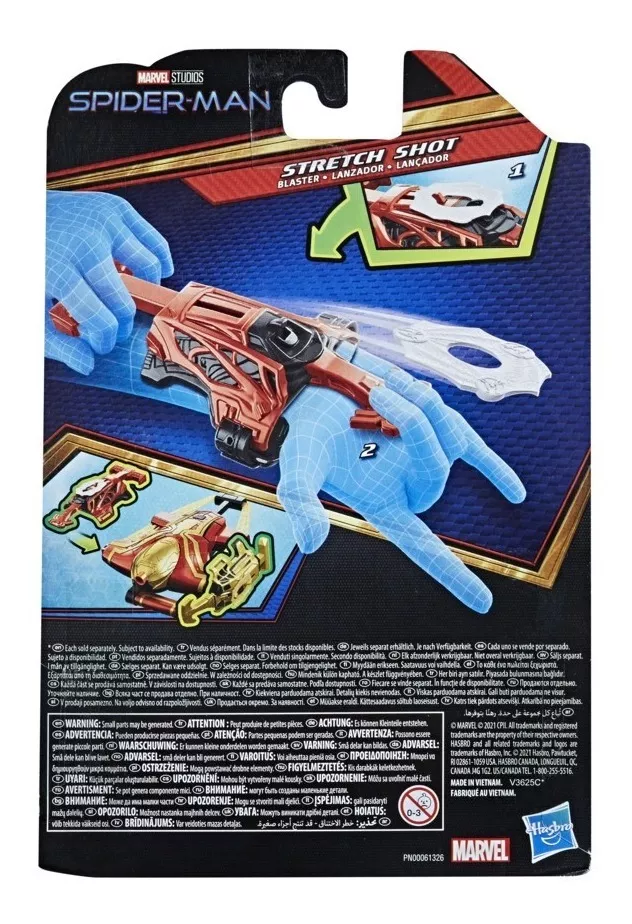 MARVEL SPIDER MAN LANZADOR BLASTER STRETCH SHOT HOMBRE ARAÑA - 4