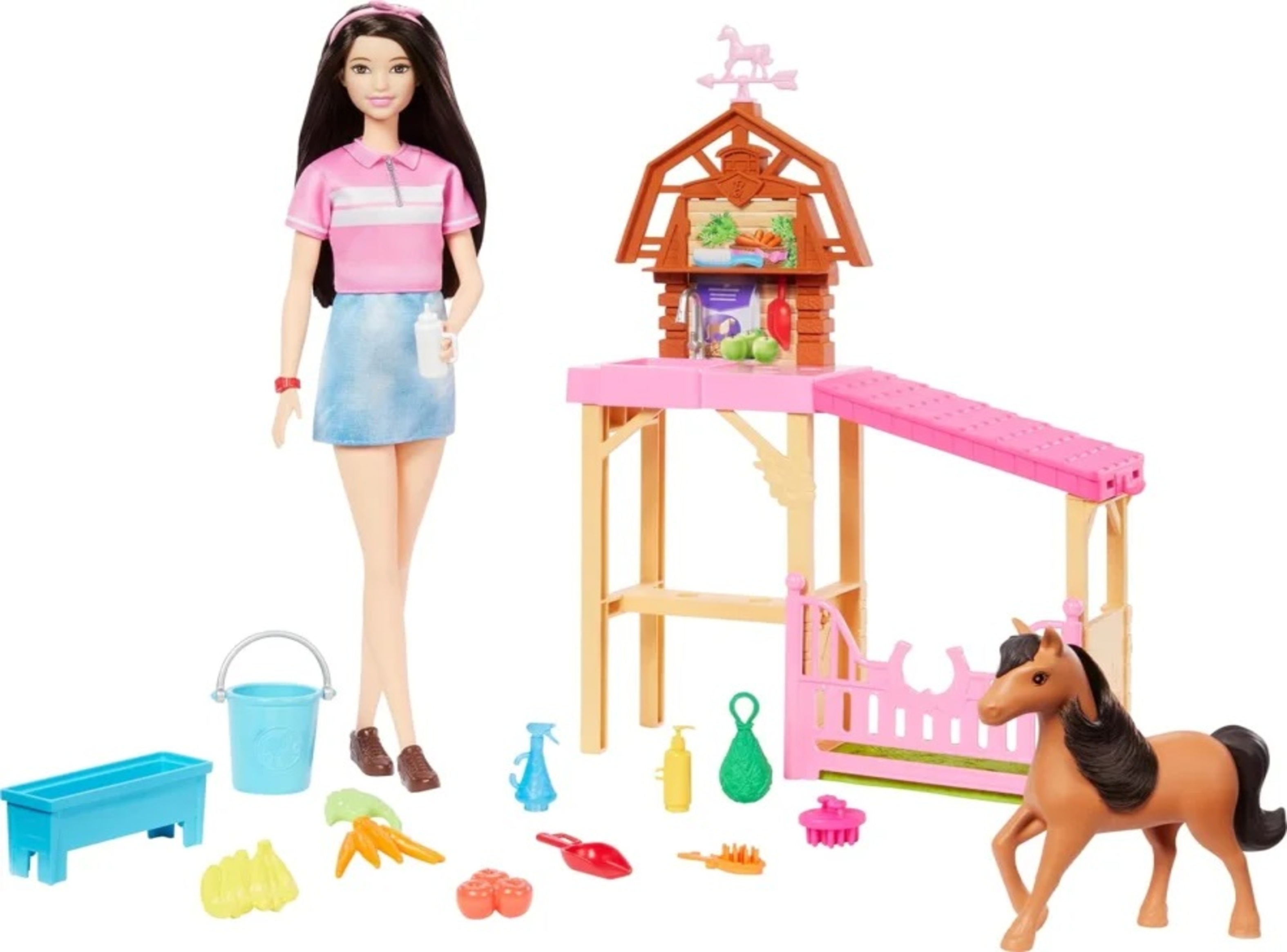 BARBIE MYSTERIES SET DE JUEGO CUIDADO DE PONYS CON RENEE - 2