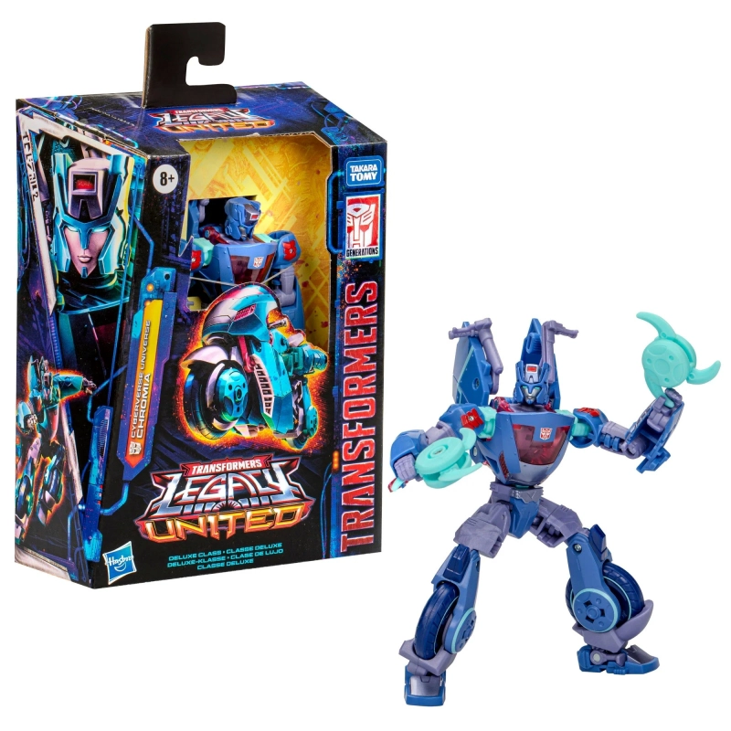 TRANSFORMERS LEGACY UNITED DELUXE CYBERVERSE CHROMIA - 1