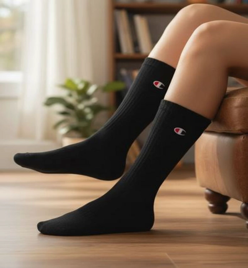 CALCETINES MEDIAS CHAMPION 3 PARES CREW 3P - 3