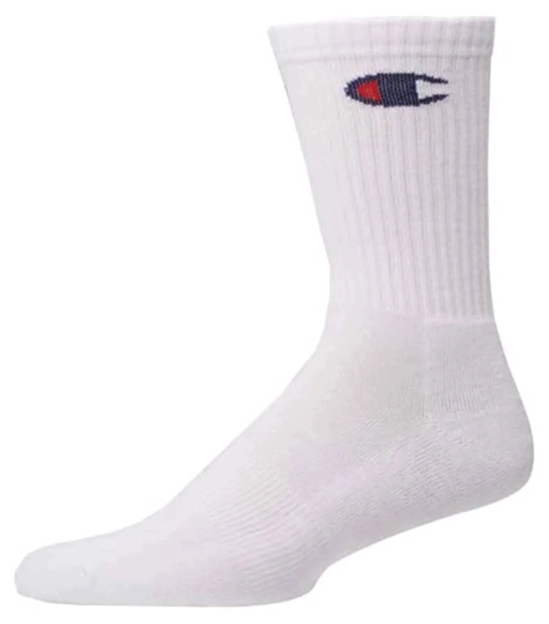 CALCETINES MEDIAS CHAMPION 3 PARES CREW 3P WHT - 5