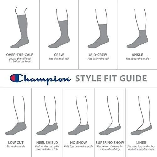 CALCETINES MEDIAS CHAMPION 3 PARES CREW 3P WHT - 7
