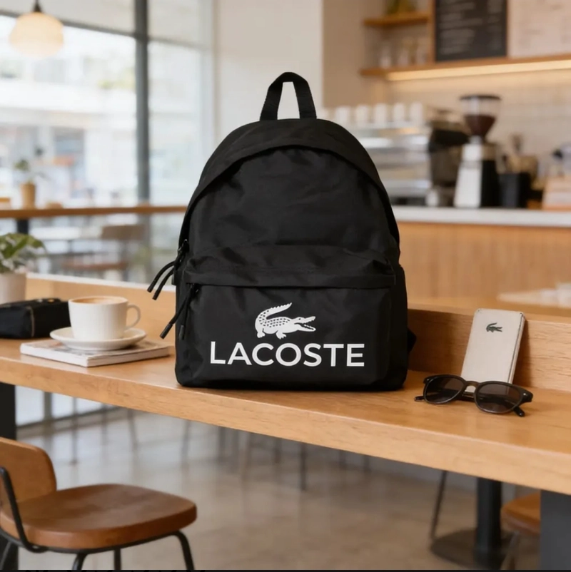 MOCHILA DEPORTIVA LACOSTE 19,9L NU5182Z POLIESTER CROC SPORT - 4