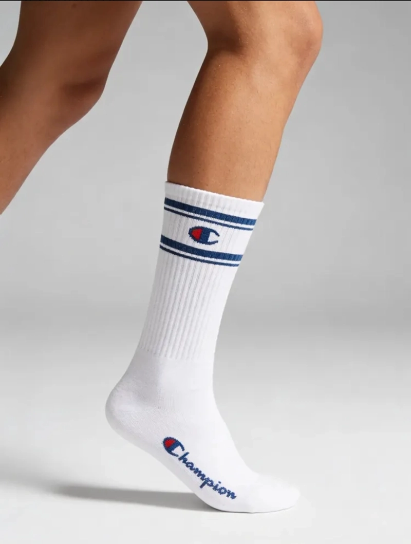 CALCETINES PACK 3 PARES CHAMPION UNISEX CREW DEPORTIVOS BL - 2