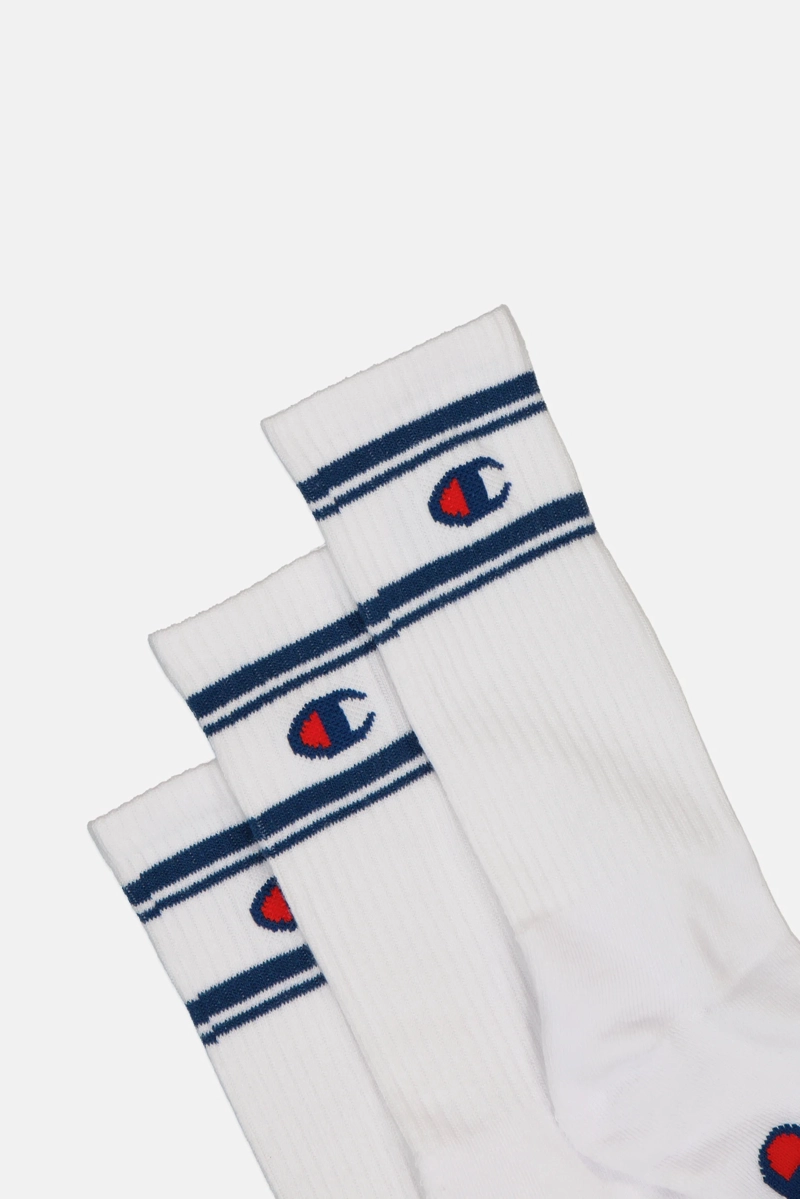 CALCETINES PACK 3 PARES CHAMPION UNISEX CREW DEPORTIVOS BL - 6