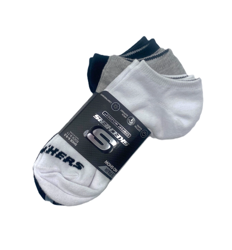 PACK 3 PARES CALCETINES SKECHERS TOBILLEROS LOW CUT CALCETAS - 1