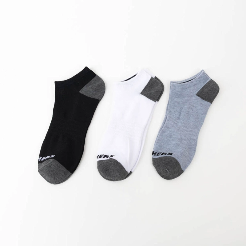 PACK 3 PARES CALCETINES SKECHERS TOBILLEROS LOW CUT CALCETAS - 5