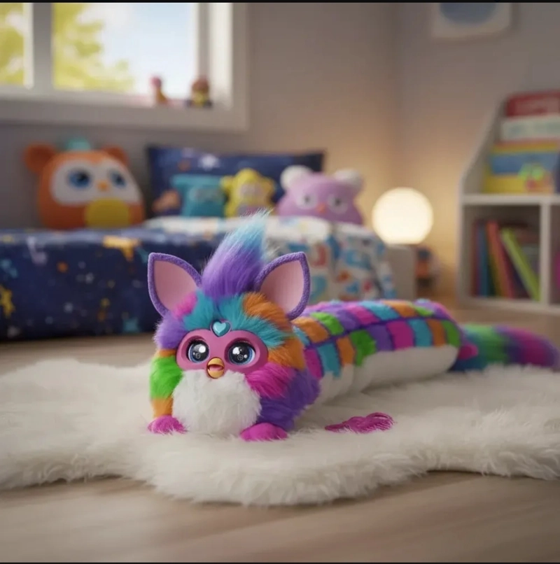 DJ FURBY  NEON G1696 PELUCHE MULTICOLOR CON LUCES Y SONIDOS - 7
