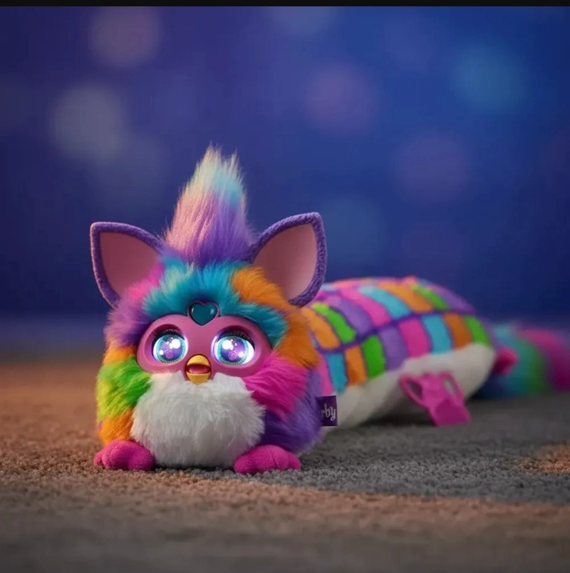 DJ FURBY  NEON G1696 PELUCHE MULTICOLOR CON LUCES Y SONIDOS - 8