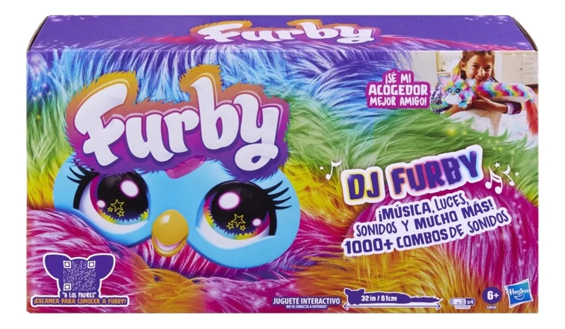 FURBY DJ PELUCHE INTERACTIVO ARCOIRIS RAINBOW - 2