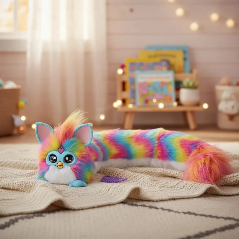FURBY DJ PELUCHE INTERACTIVO ARCOIRIS RAINBOW - 7