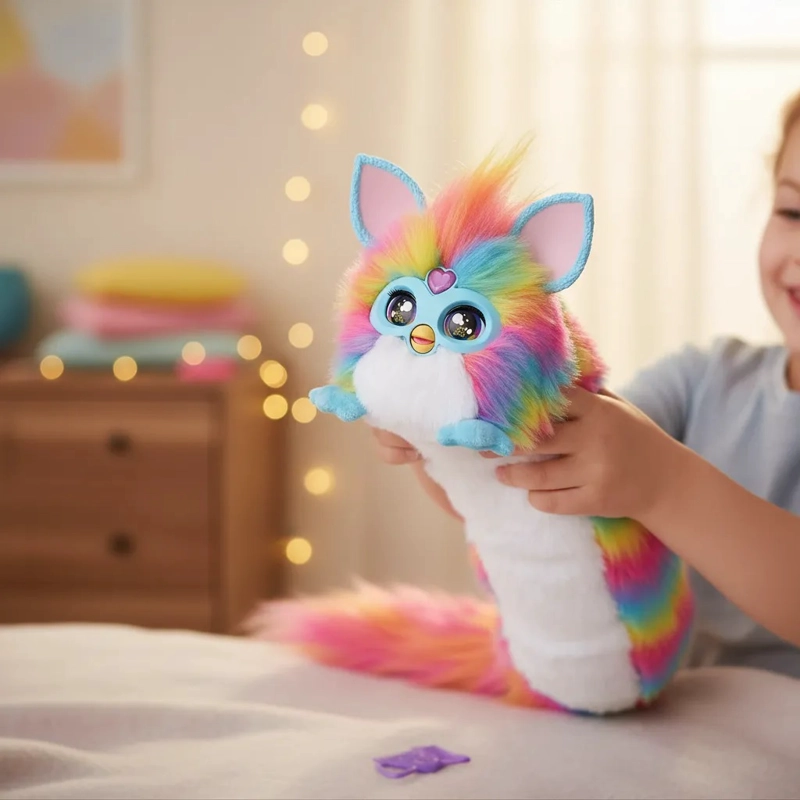FURBY DJ PELUCHE INTERACTIVO ARCOIRIS RAINBOW - 8