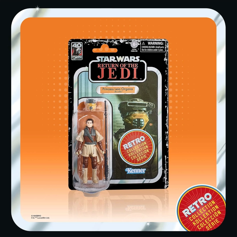 FIGURA RETRO STAR WARS RETURN OF THE JEDI PRINCESS LEIA - 2