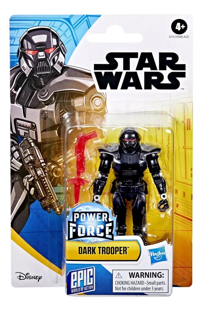 STAR WARS EPIC WORLD ACTION POWER THE FORCE DARK TROOPER - 10