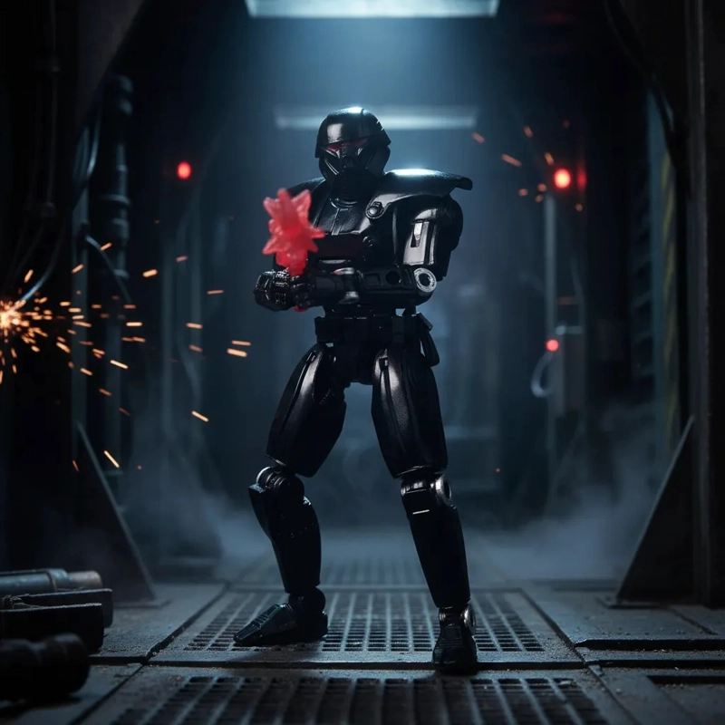 STAR WARS EPIC WORLD ACTION POWER THE FORCE DARK TROOPER - 2