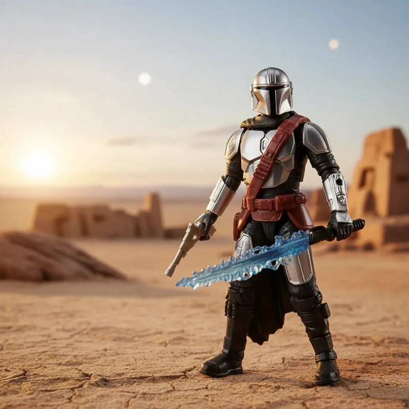 STAR WARS EPIC WORLD ACTION POWER THE FORCE THE MANDALORIAN - 3