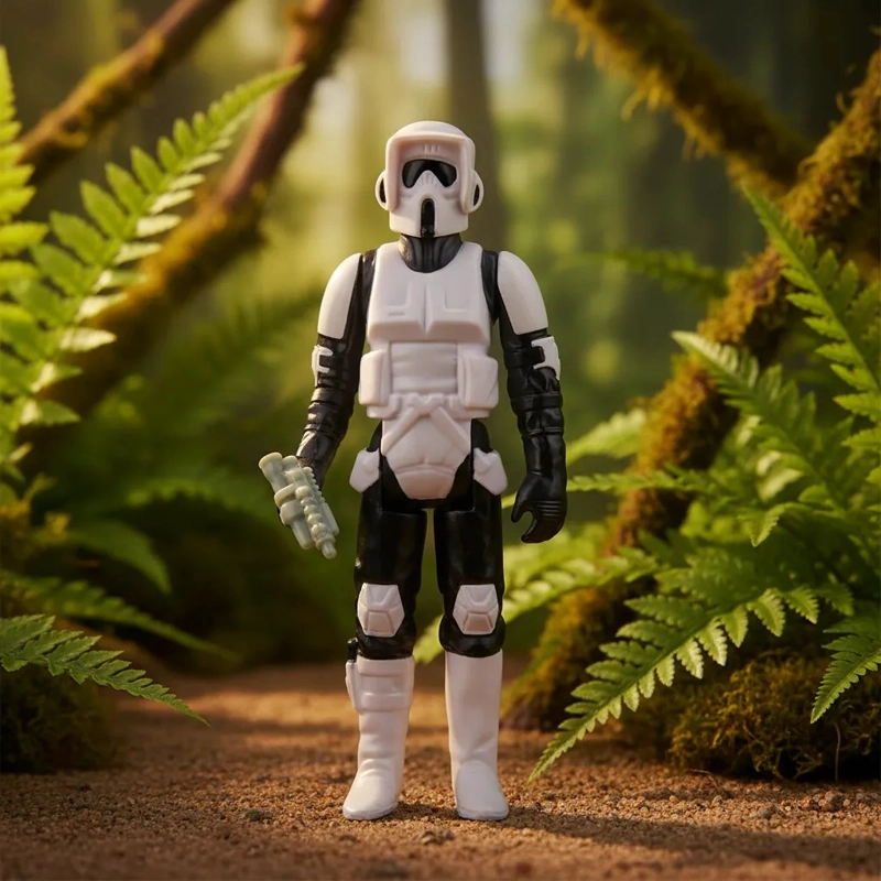 FIGURA STAR WARS BIKER SCOUT RETRO COLLECTION KENNER RETURN - 3