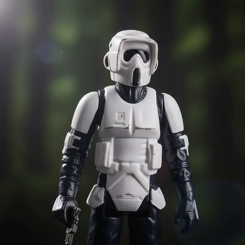 FIGURA STAR WARS BIKER SCOUT RETRO COLLECTION KENNER RETURN - 8