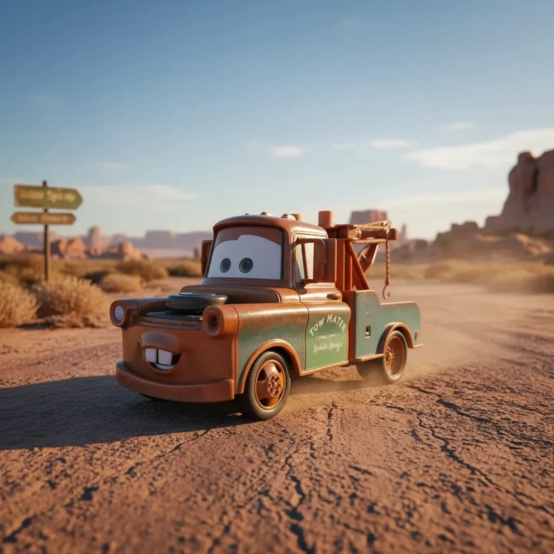 CARS PIXAR FRIENDSHIP TEAM MATE VEHICULO AUTO RC - 1