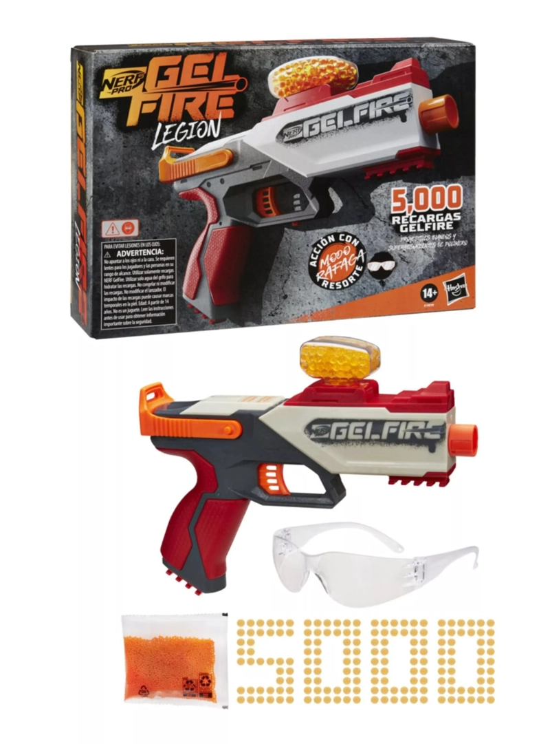 NERF PRO GELFIRE LEGION LANZADOR 5000 RONDAS BLASTER PISTOLA - 1