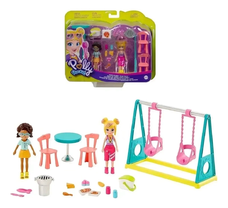 MUÑECA POLLY POCKET PICNIC EN EL PARQUE GWD81 PLAY SET - 1