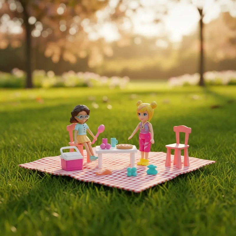 MUÑECA POLLY POCKET PICNIC EN EL PARQUE GWD81 PLAY SET - 2