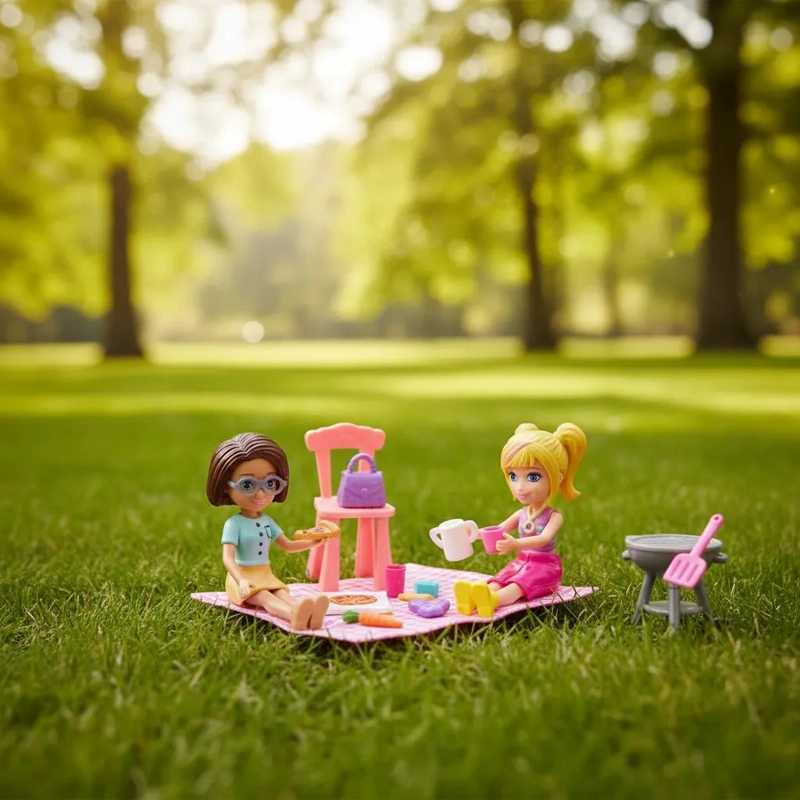 MUÑECA POLLY POCKET PICNIC EN EL PARQUE GWD81 PLAY SET - 7