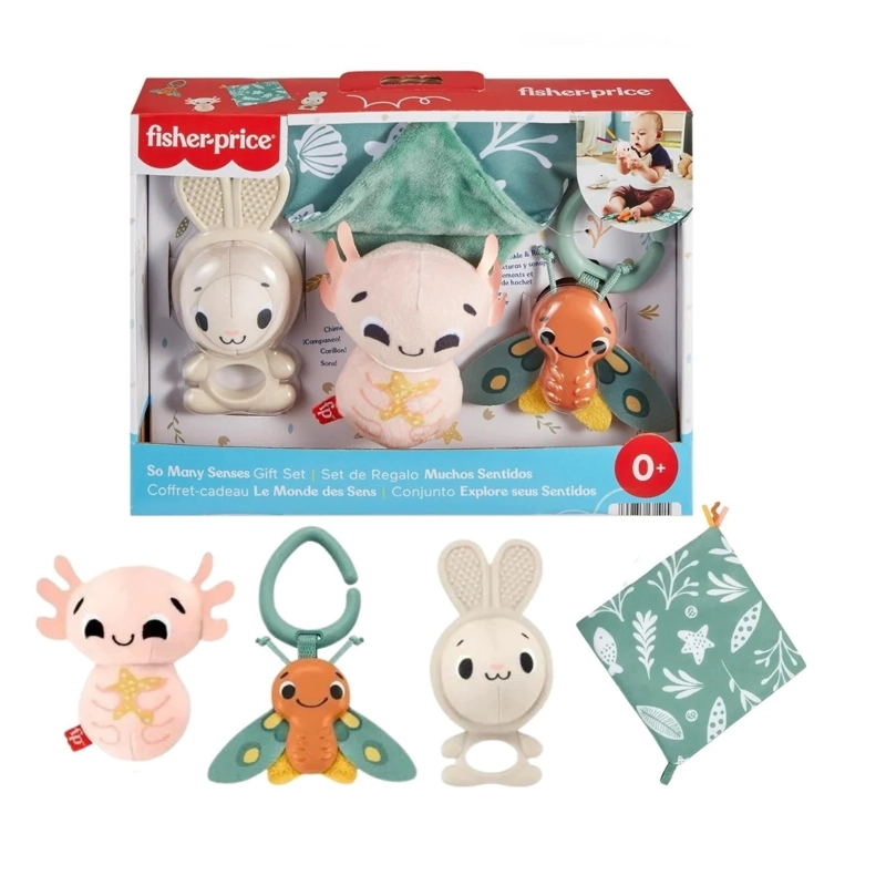 FISHER PRICE BABY SET DE REGALO MUCHOS SENTIDOS SENSORIAL - 1