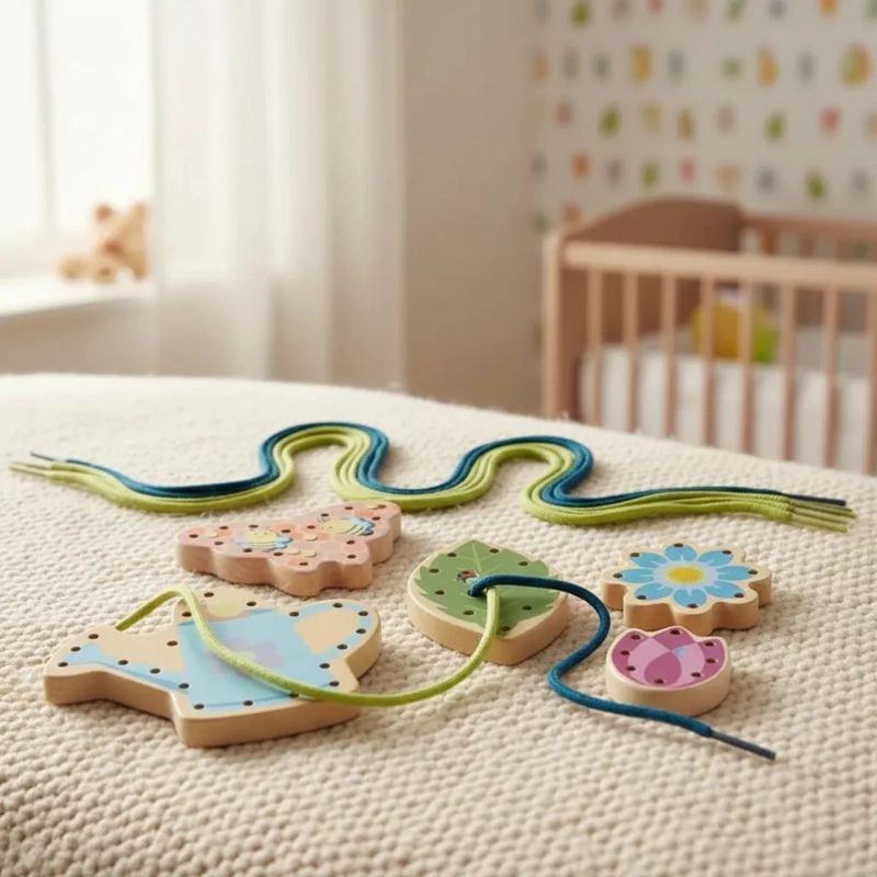 FISHER PRICE JUGUETE PARA BEBE S JARDIN DE MADERA Y CORDONES - 10