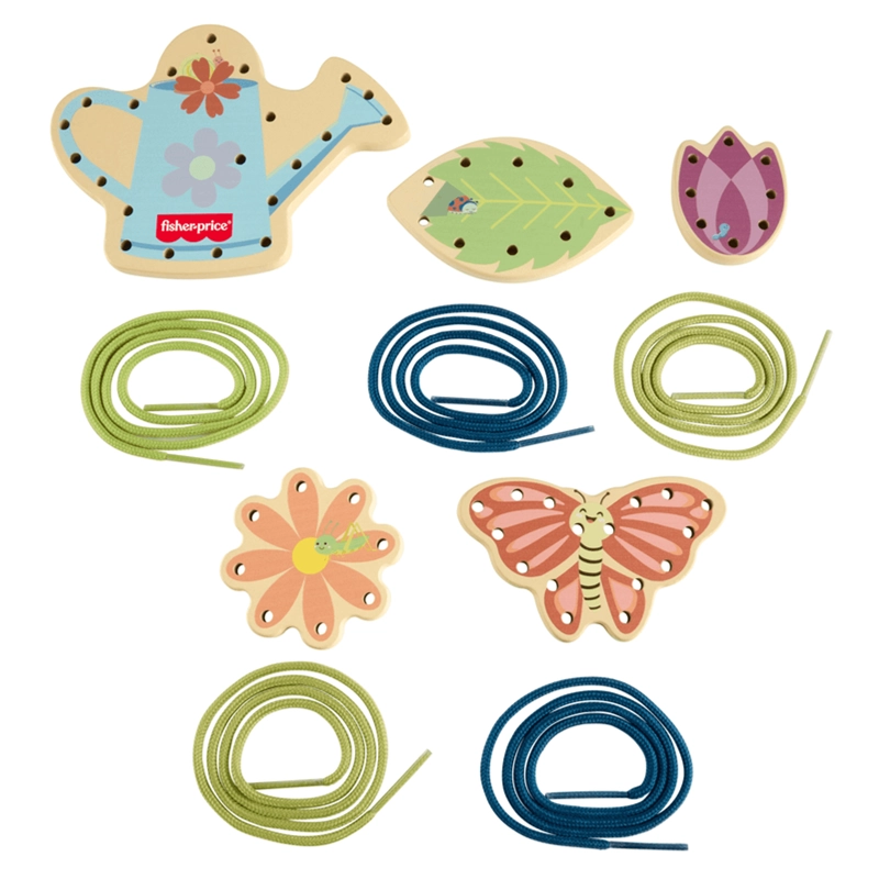 FISHER PRICE JUGUETE PARA BEBE S JARDIN DE MADERA Y CORDONES - 4