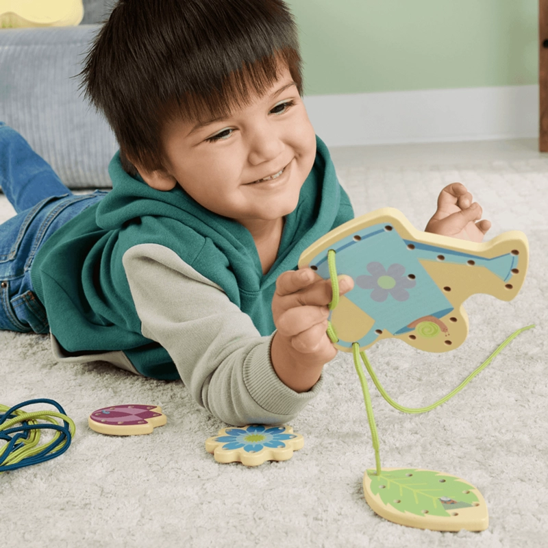 FISHER PRICE JUGUETE PARA BEBE S JARDIN DE MADERA Y CORDONES - 7