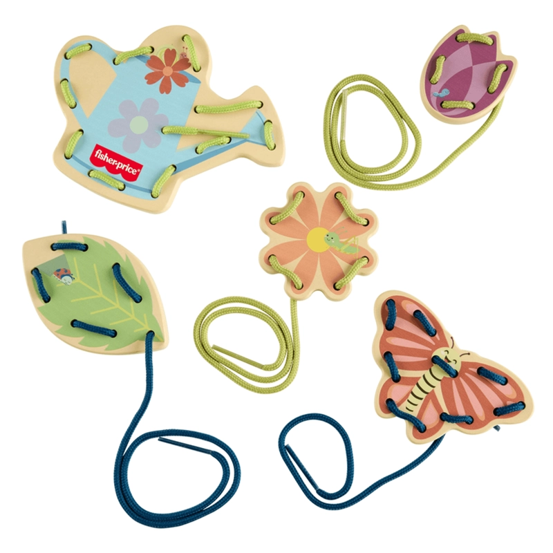 FISHER PRICE JUGUETE PARA BEBE S JARDIN DE MADERA Y CORDONES - 8
