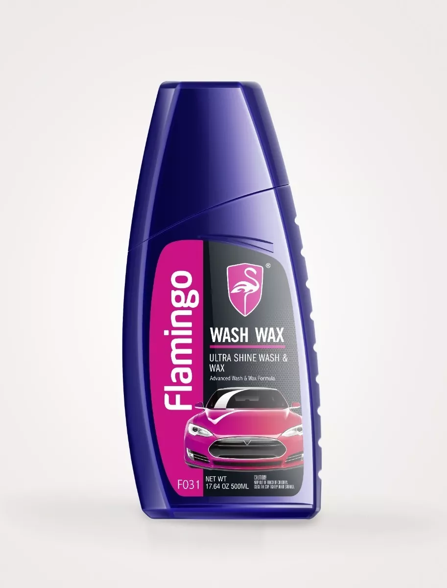 SHAMPOO CON CERA PARA AUTOS CONCENTRADO 500ML FLAMINGOCHILE - 1