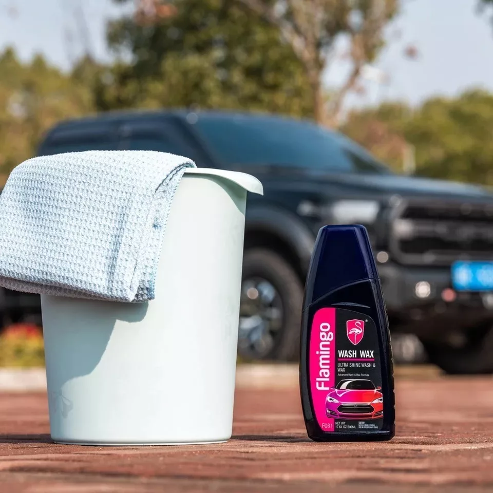 SHAMPOO CON CERA PARA AUTOS CONCENTRADO 500ML FLAMINGOCHILE - 2