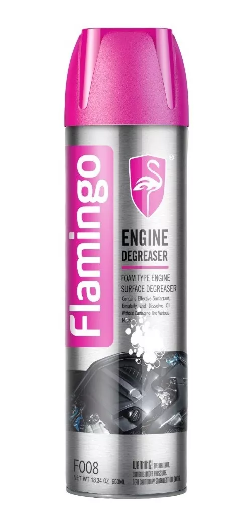 DESENGRASANTE DE MOTOR EN ESPUMA 650 ML FLAMINGOCHILE - 1