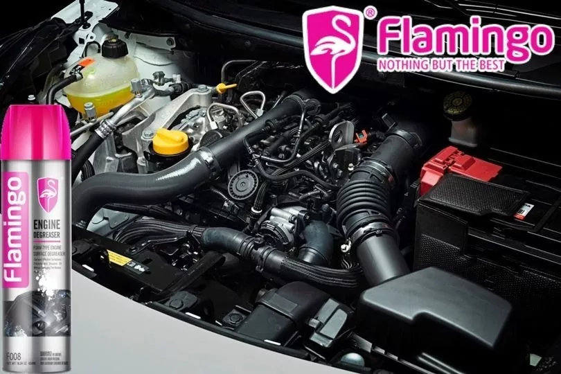 DESENGRASANTE DE MOTOR EN ESPUMA 650 ML FLAMINGOCHILE - 2