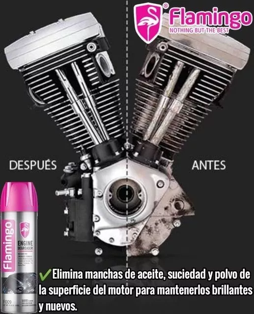 DESENGRASANTE MOTOR (SIN ESPUMA) 500 ML FLAMINGOCHILE - 2