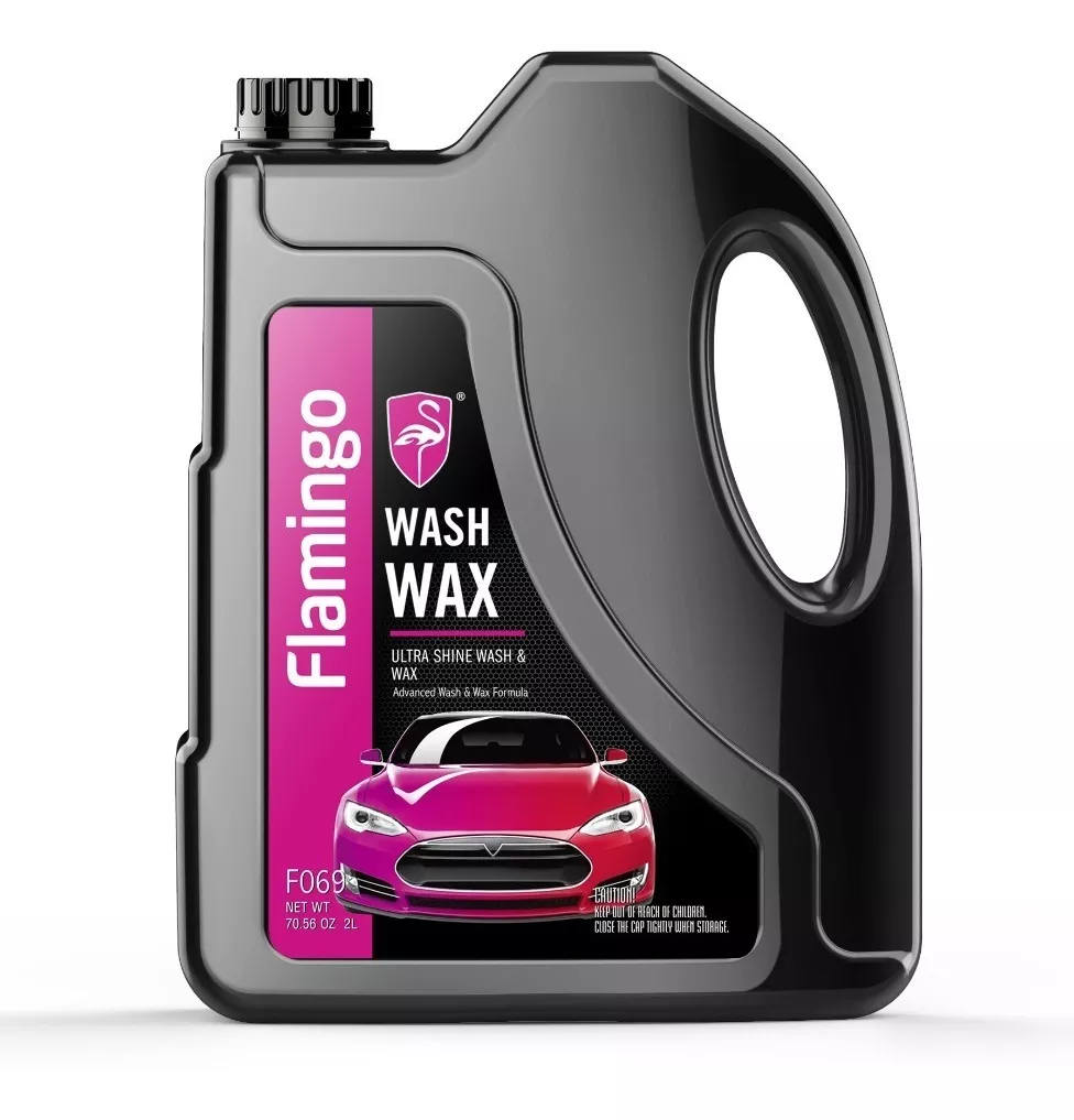 SHAMPOO CON CERA CONCENTRADO AUTO 2 LITROS FLAMINGOCHILE - 1