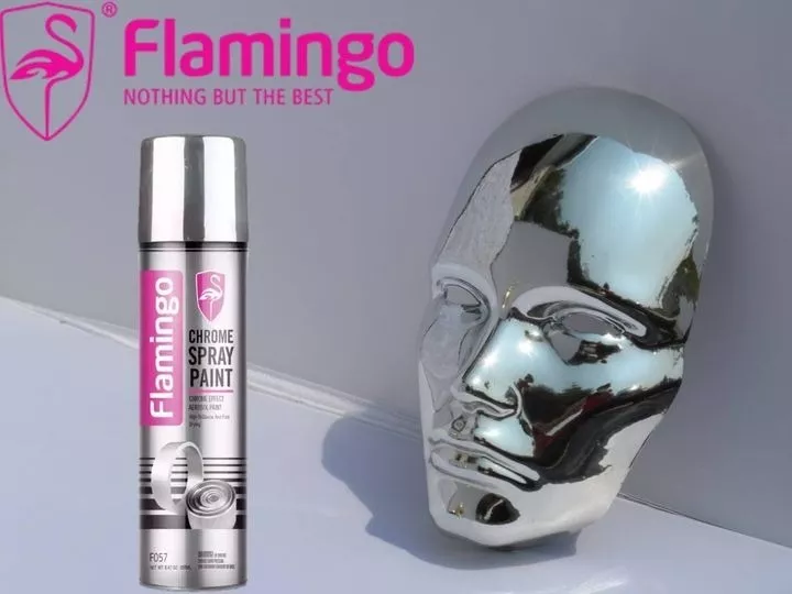 PINTURA EN SPRAY EFECTO CROMO 330ML FLAMINGOCHILE - 2