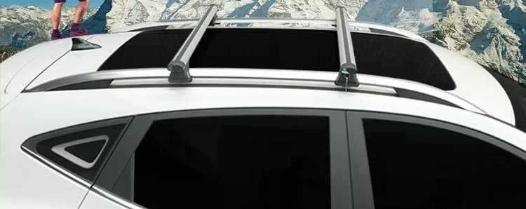 BARRAS PORTAEQUIPAJE 1.20 MT UNIVERSAL + LLAVE SEGURIDAD - 4