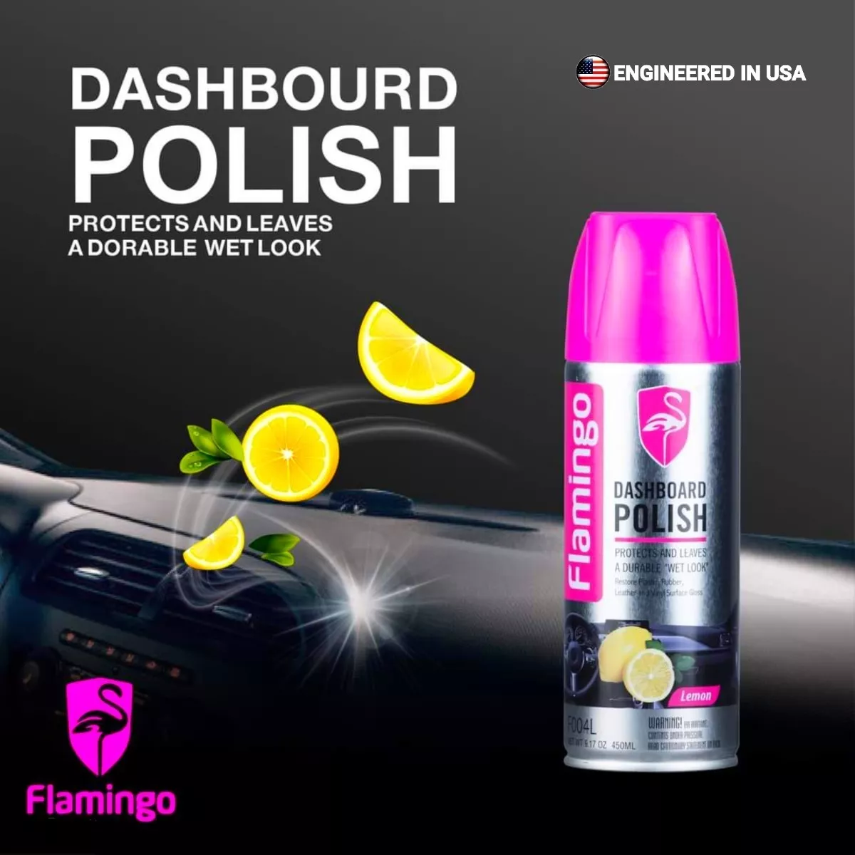 SILICONA TABLERO AROMA LIMON 450ML FLAMINGOCHILE - 2