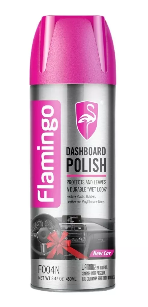 SILICONA TABLERO AROMA AUTO NUEVO 450ML FLAMINGOCHILE - 1