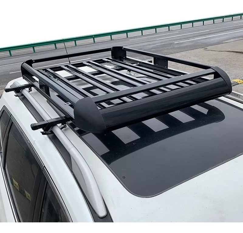 PARRILLA DE AUTO NEGRA 160 CM X 110CM + BARRA PORTA EQUIPAJE - 2