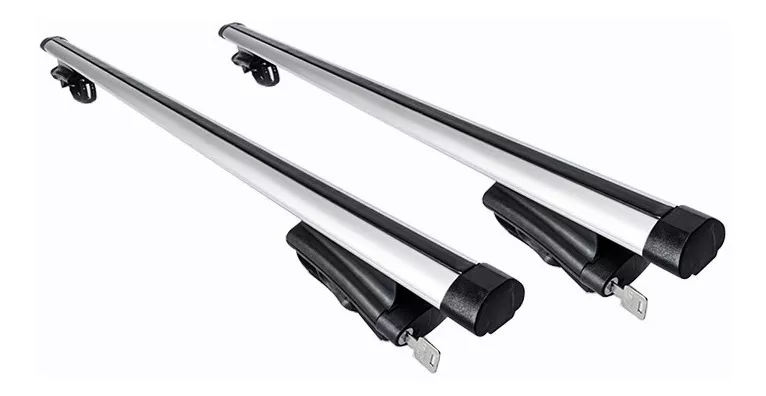 BARRA PORTAEQUIPAJE UNIVERSAL ALUMINIO 137 CM + LLAVE - 1