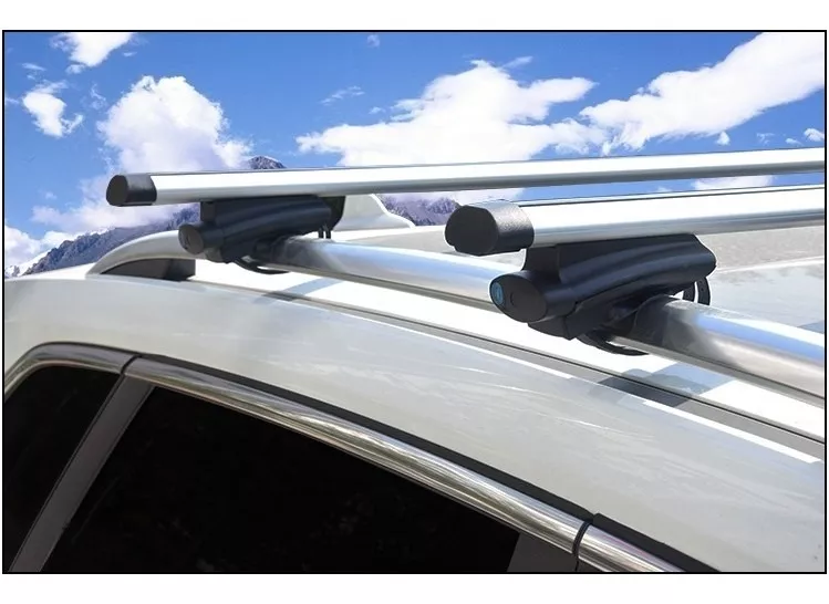 BARRA PORTAEQUIPAJE UNIVERSAL ALUMINIO 137 CM + LLAVE - 5