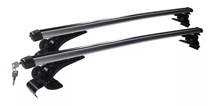 BARRA PORTAEQUIPAJE UNIVERSAL ALUMINIO 120 CMS ALTA CALIDAD - 1