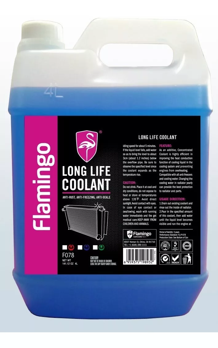 COOLANT VERDE 4 LITROS FLAMINGOCHILE - 1