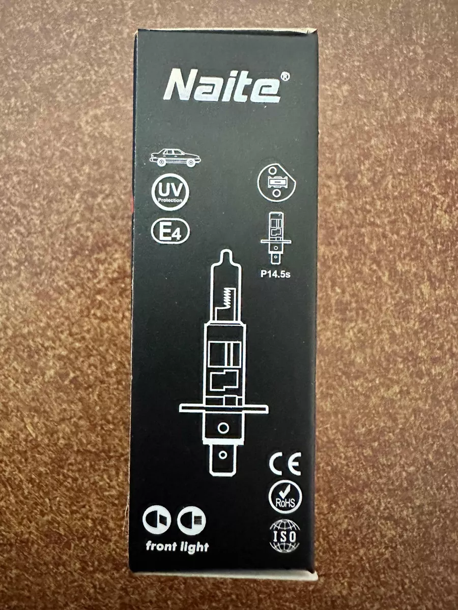 AMPOLLETA NAITE BOMBILLA HALÓGENA H1 100W 24V LUZ DÍA. - 4